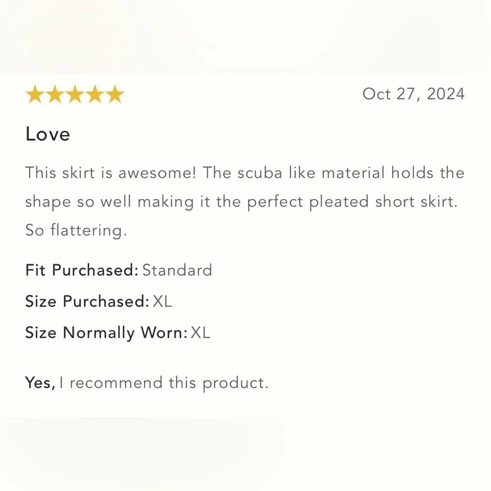 NWT Size S - Anthropologie Pleated Scuba Mini Skirt - Picture 6 of 11